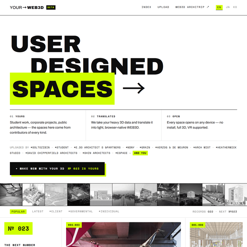 YOUR WEB3D